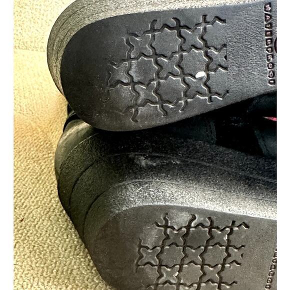 Ugg Black Wedge Knee High Waterproof Suede Boots Women's Size 8 - Picture 6 of 11